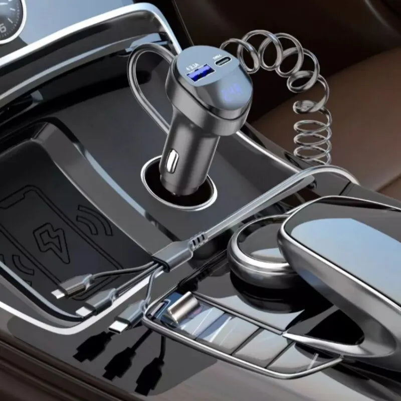 55W 2 Ports USB Fast Car Phone Charger 3.1A
