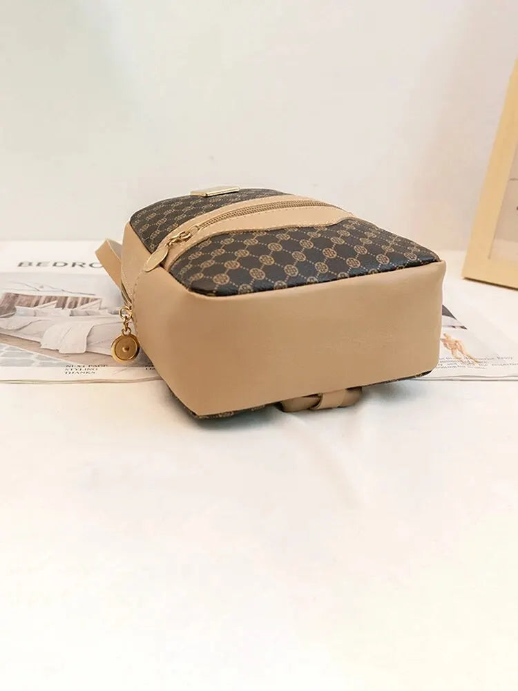 Backpack Large Capacity Handbag Crossbody Cell Phone Square Bag