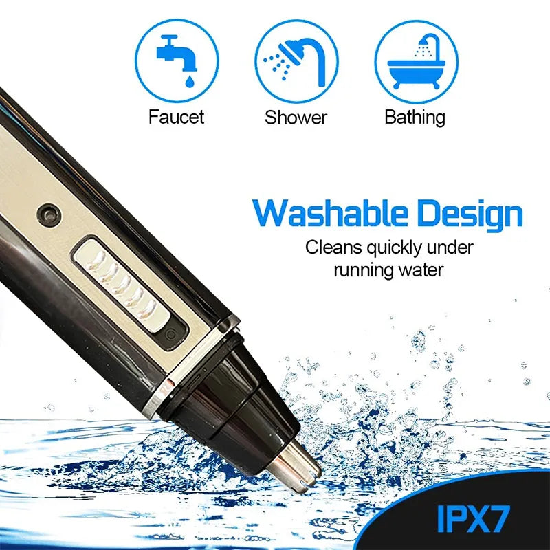 4in1 Rechargeable Nose Trimmer Beard Trimmer for Men Ear Eyebrow