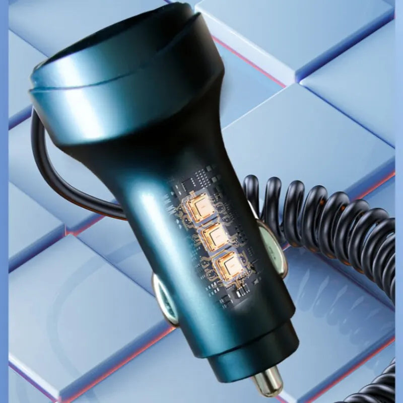 55W 2 Ports USB Fast Car Phone Charger 3.1A