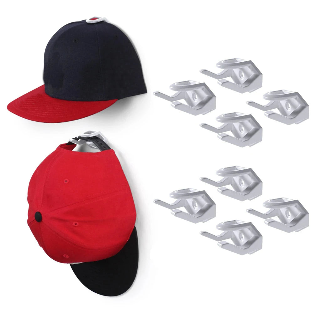 8pcs Baseball Cap Rack Hat Holder Rack