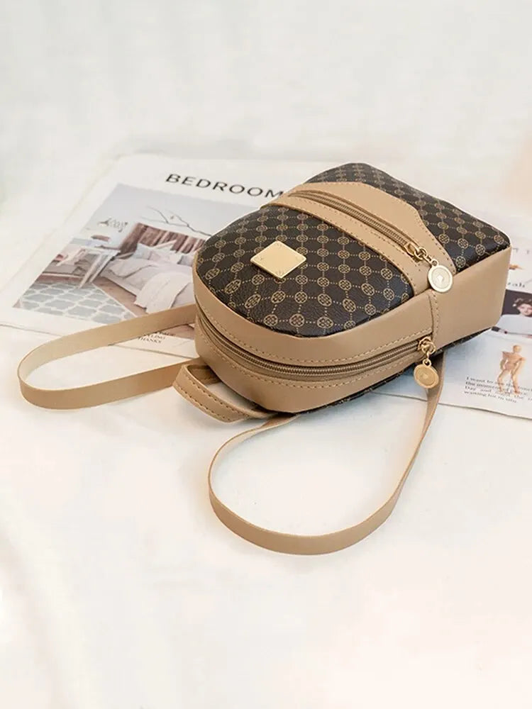 Backpack Large Capacity Handbag Crossbody Cell Phone Square Bag