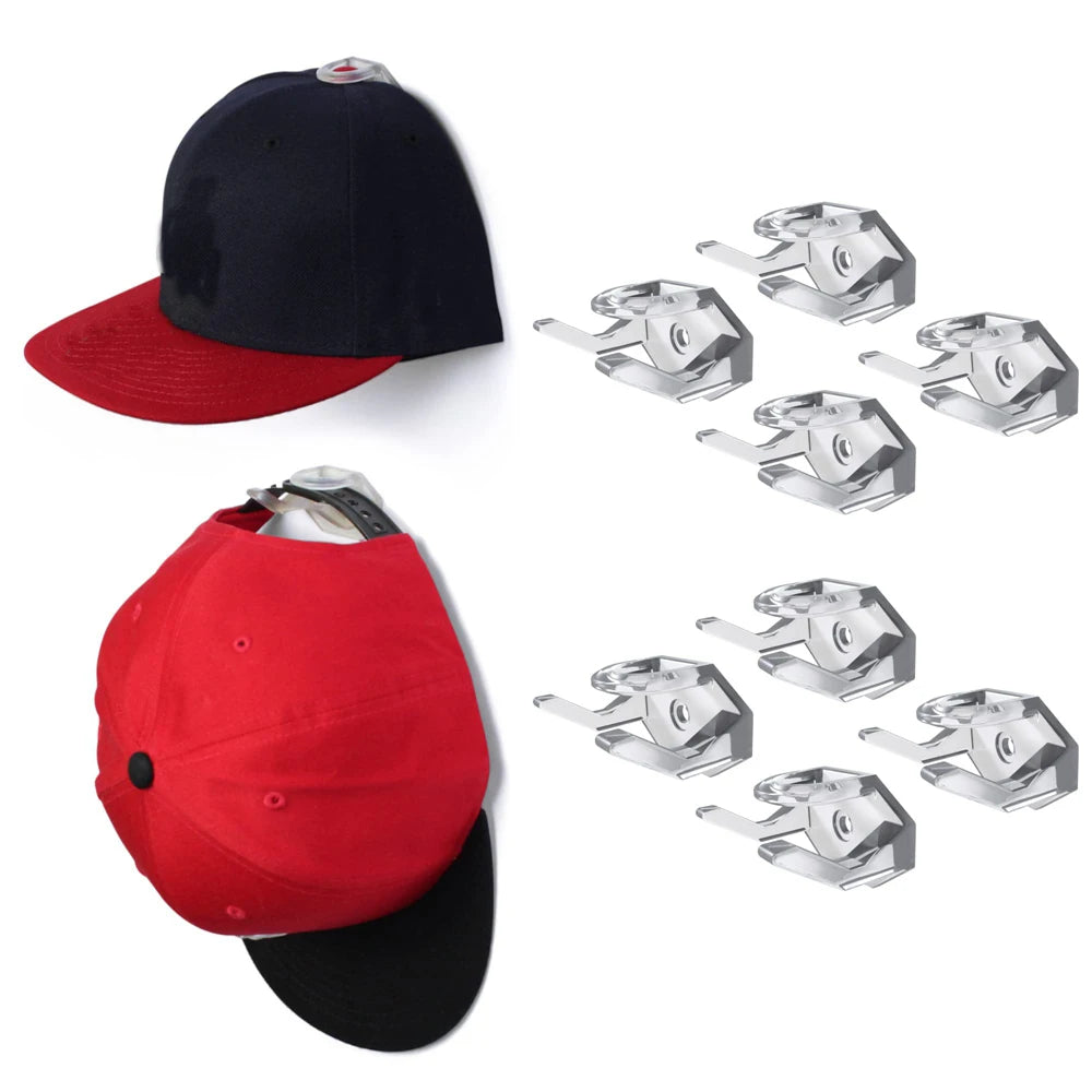 8pcs Baseball Cap Rack Hat Holder Rack