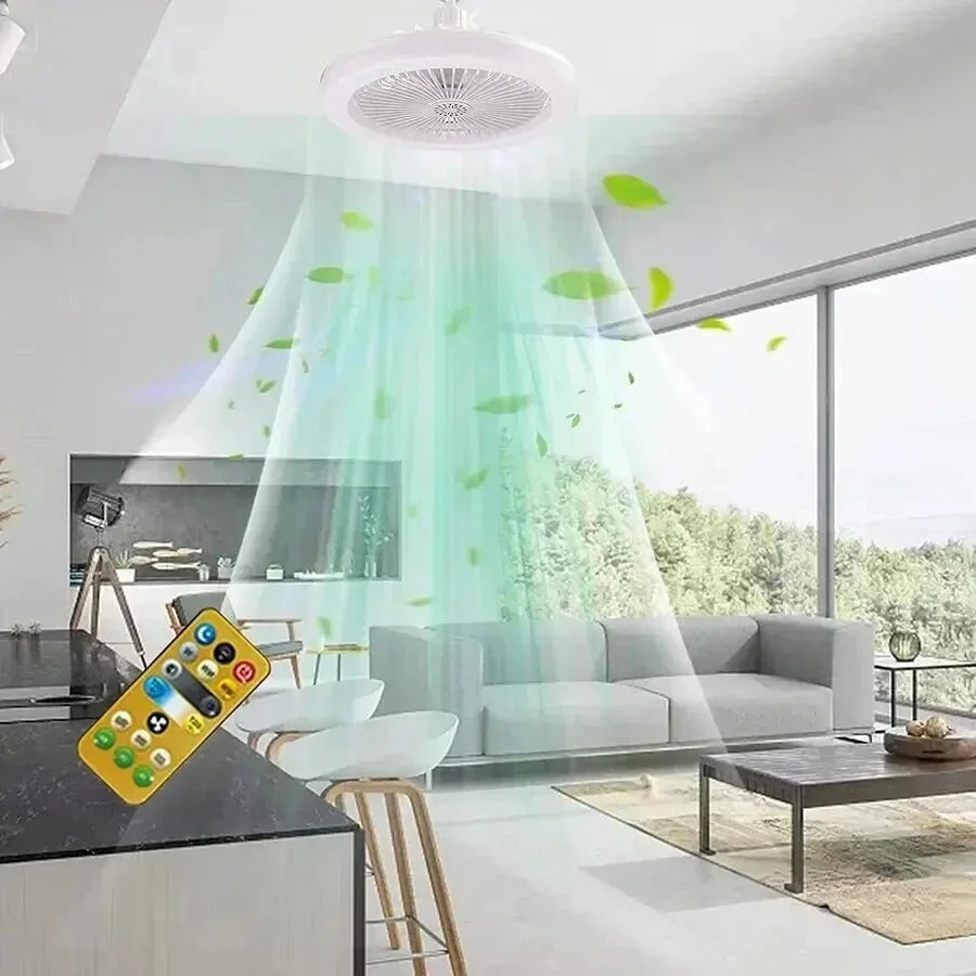 Smart 3-in-1 Ceiling Fan with Remote Control Lighting Lamp