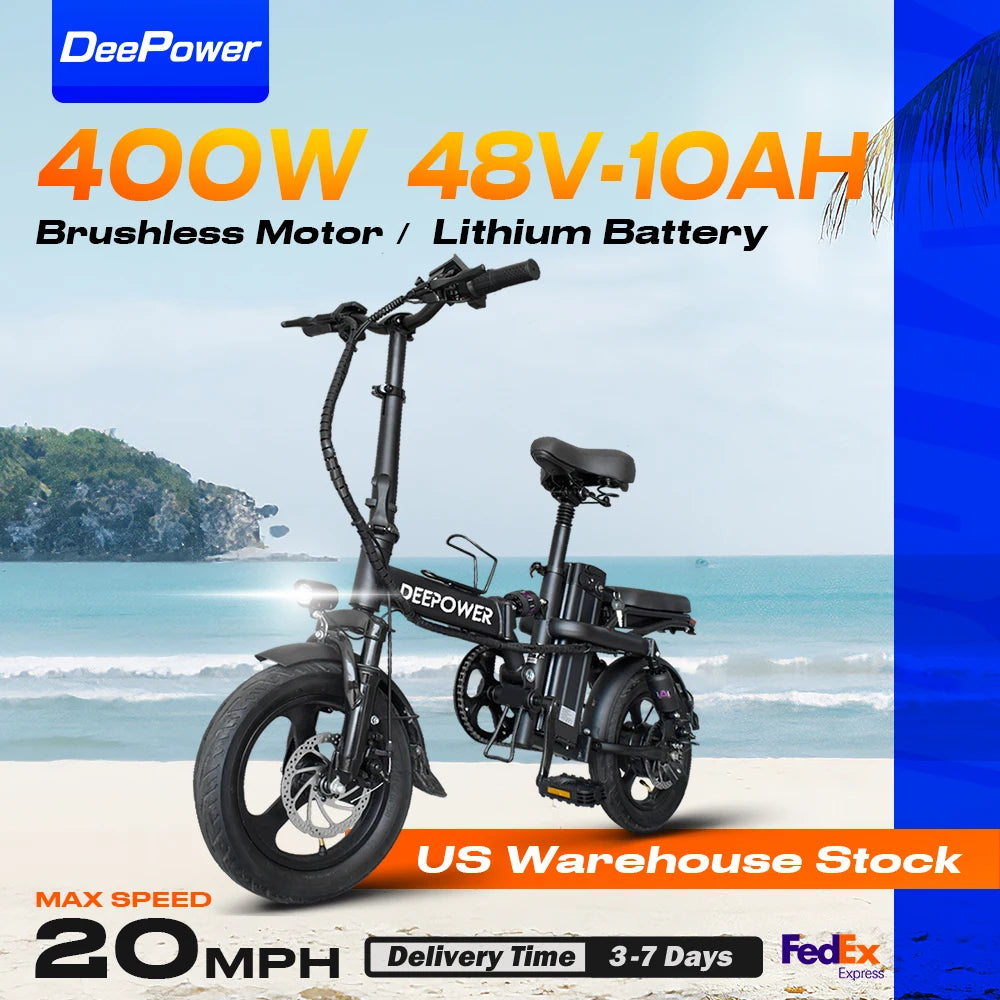 DeePower K300 14inch Mini Folding Ebike