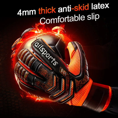 Men's Professional Football Goalkeeper Gloves