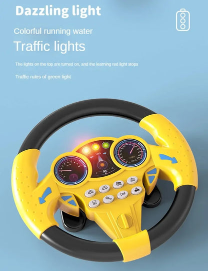 Infant Shining Simulation Steering Wheel Toys Children's Toy