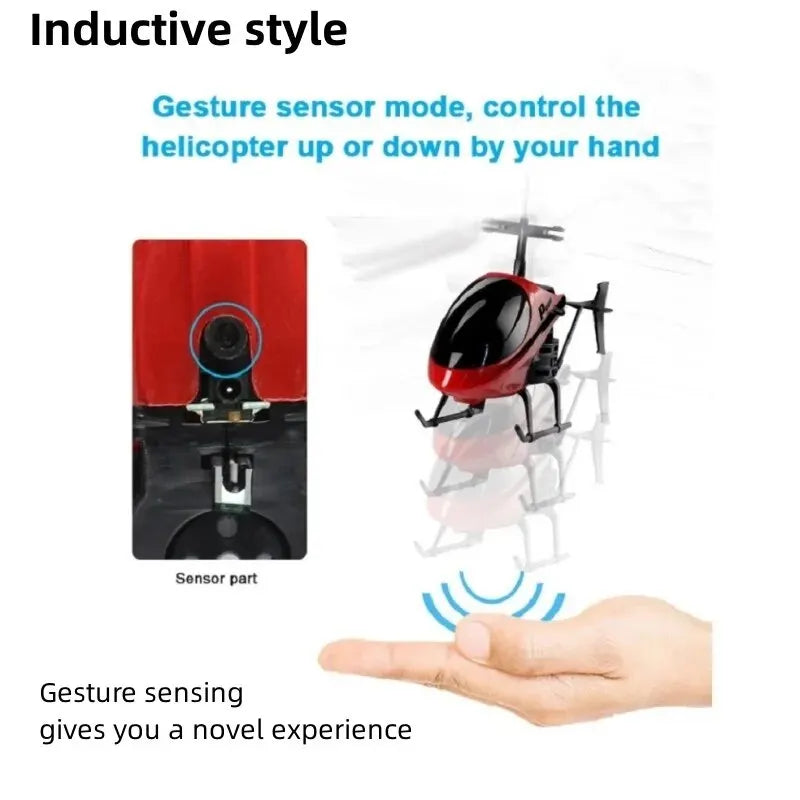 Remote Control Aircraft Induction Two-Way Helicopter