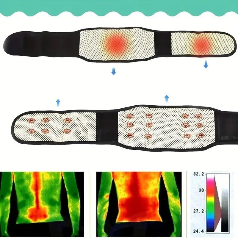 1pc Adjustable Self-heating Magnetic Therapy Back