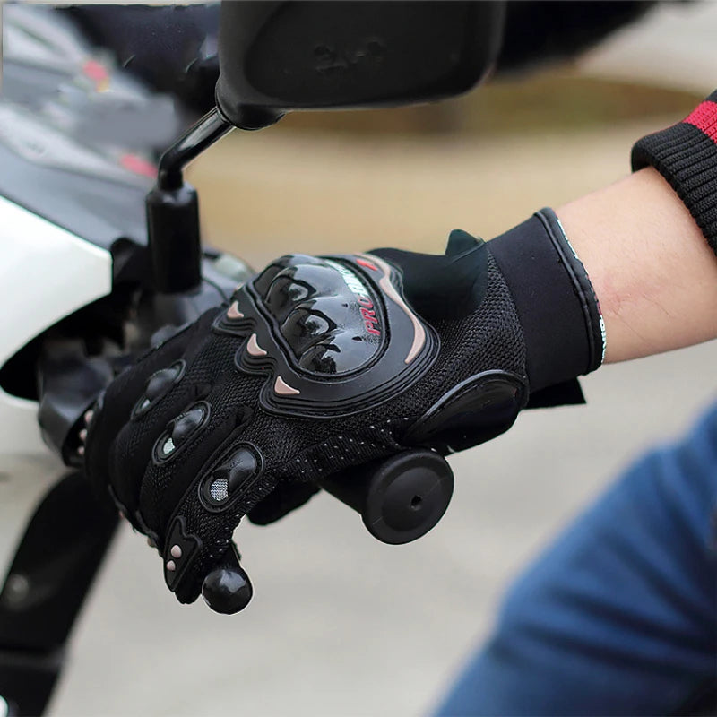 Motorcycle Gloves Men's Motorcycle Gloves Breathable Closed Finger Racing Gloves