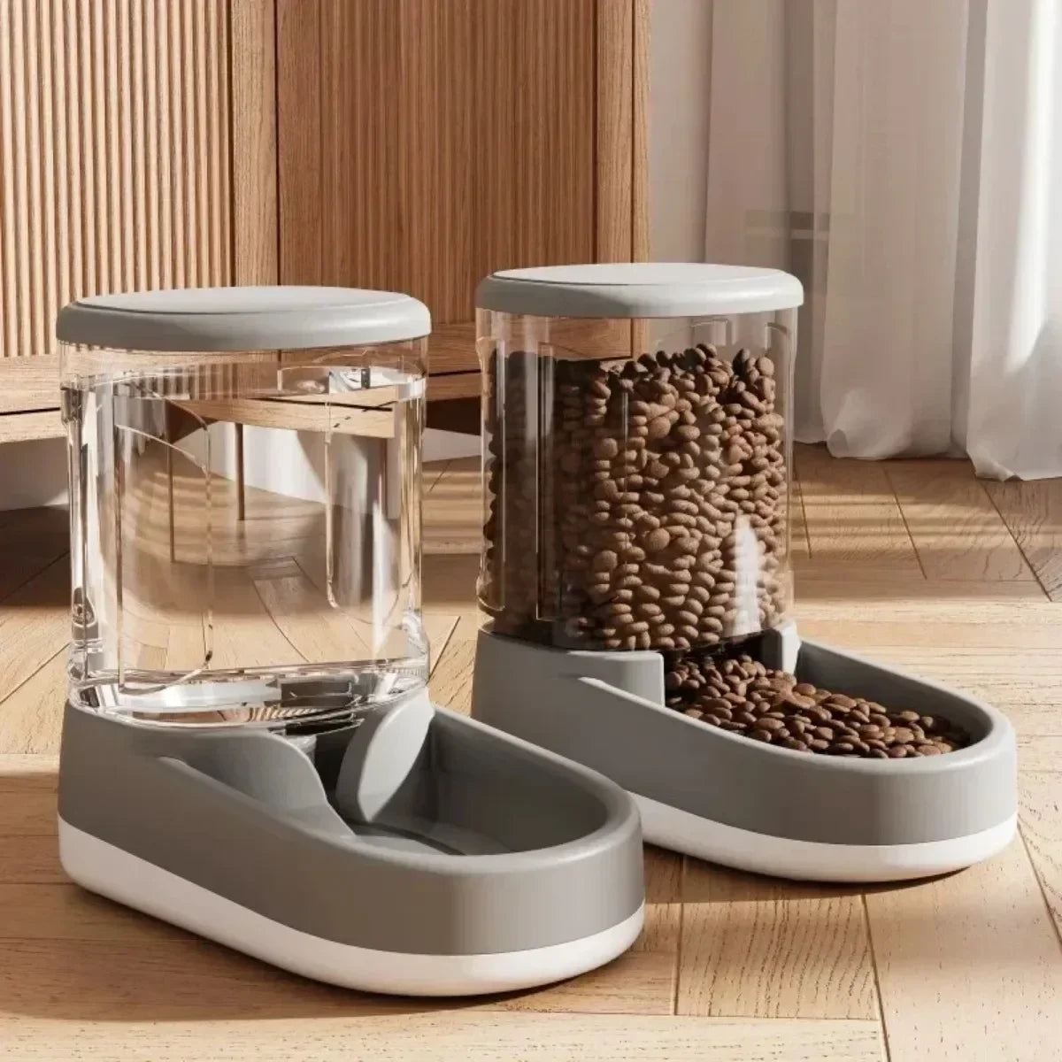 Pet Automatic Feeder Cat Food Bowl