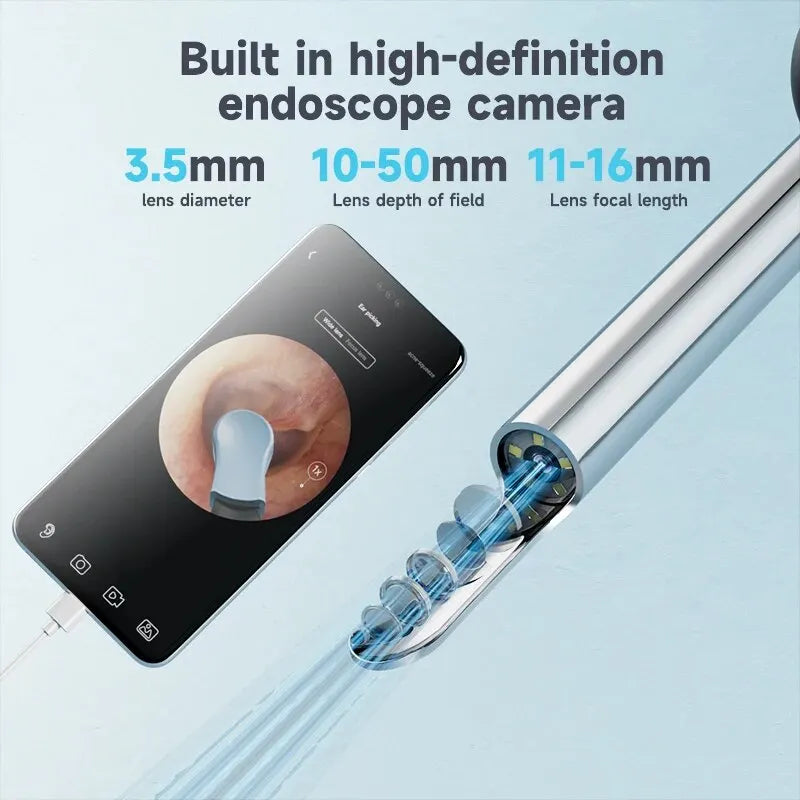 Ear Wax Removal Tool Smart Ear Cleaner Ear Camera Scope