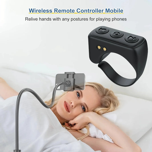 Wireless Remote Control Page Turner Ring