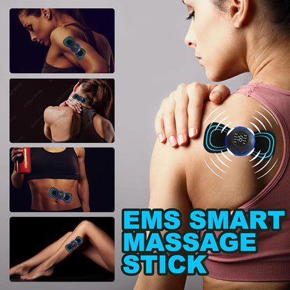 Electric EMS Neck Massager Mini Cervical Back Patch