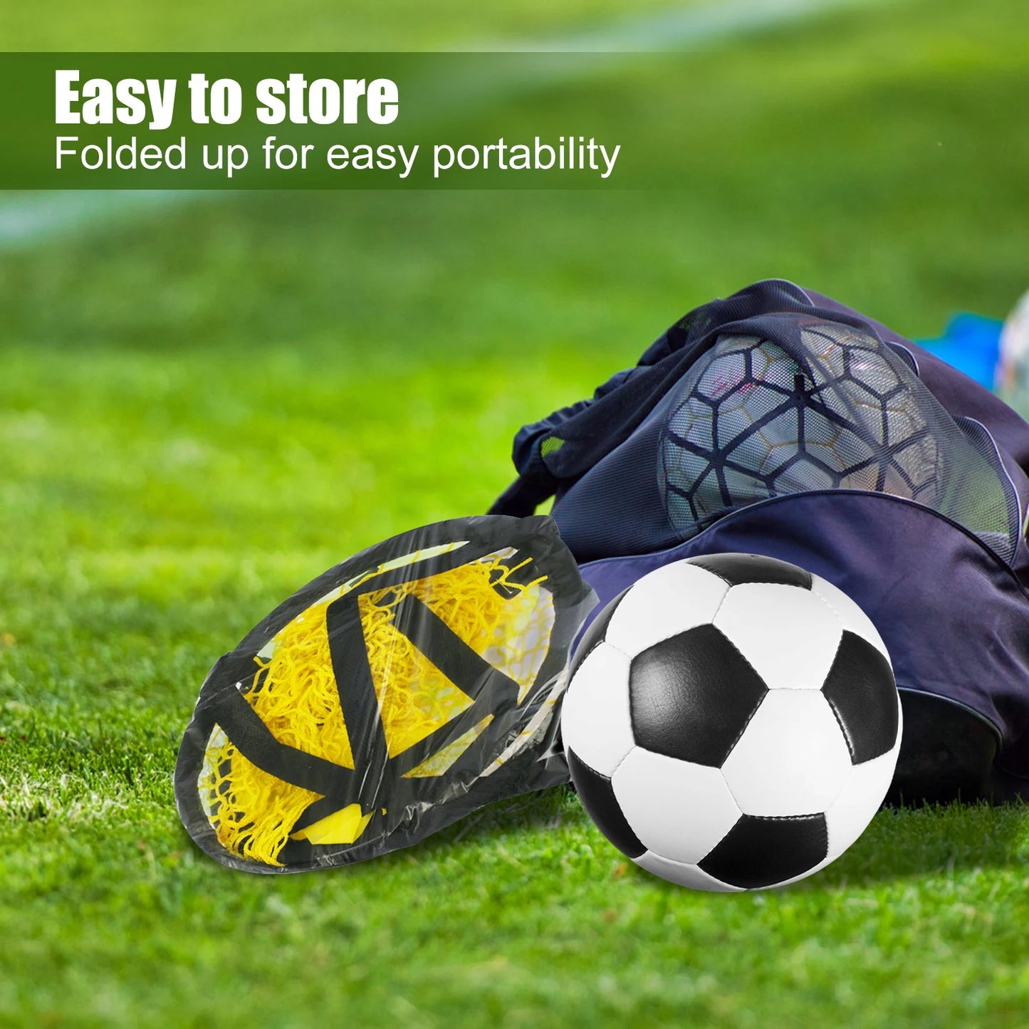 Football Target Net Foldable Football Training Net Easy to Attach