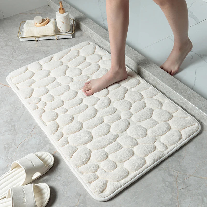 Foot Mat Coral Fleece Floor Mat Household Memory Foam