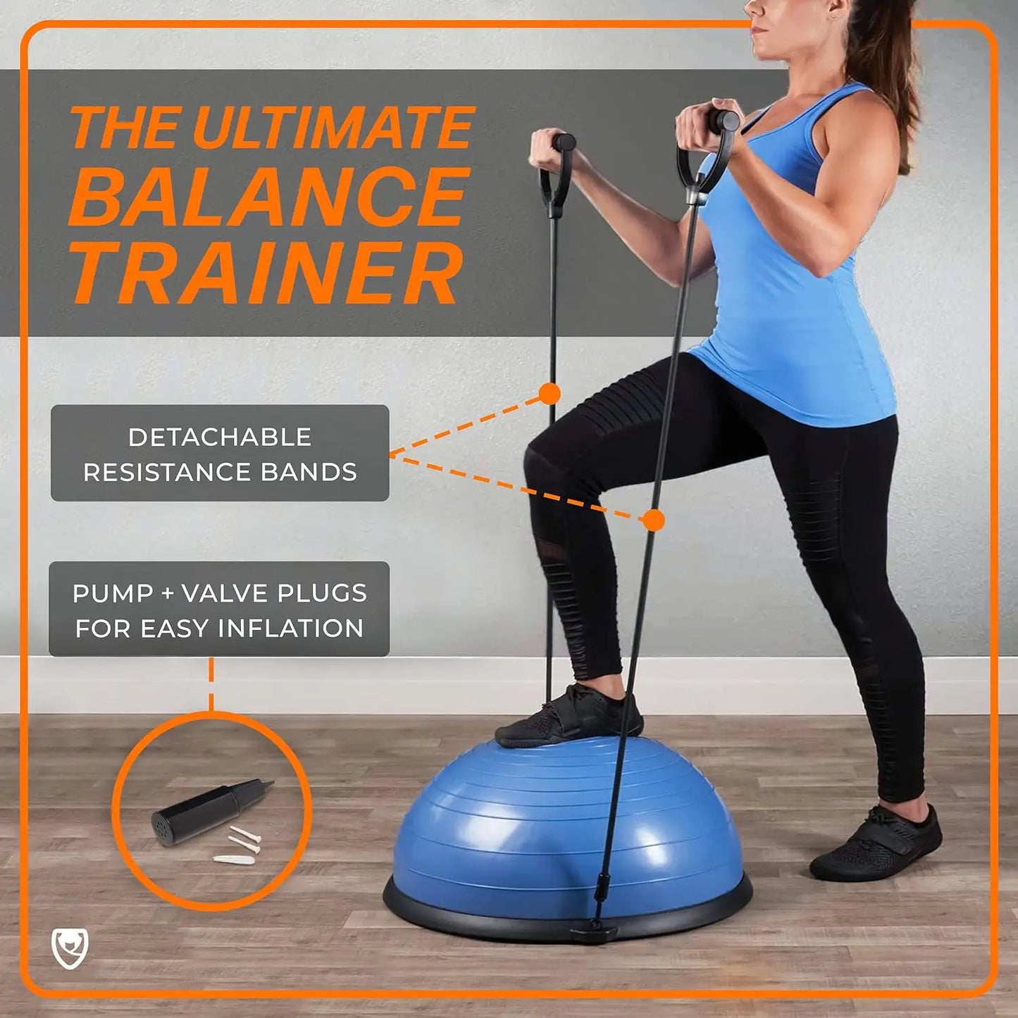 Half Balance Ball - Yoga Ball Balance Trainer