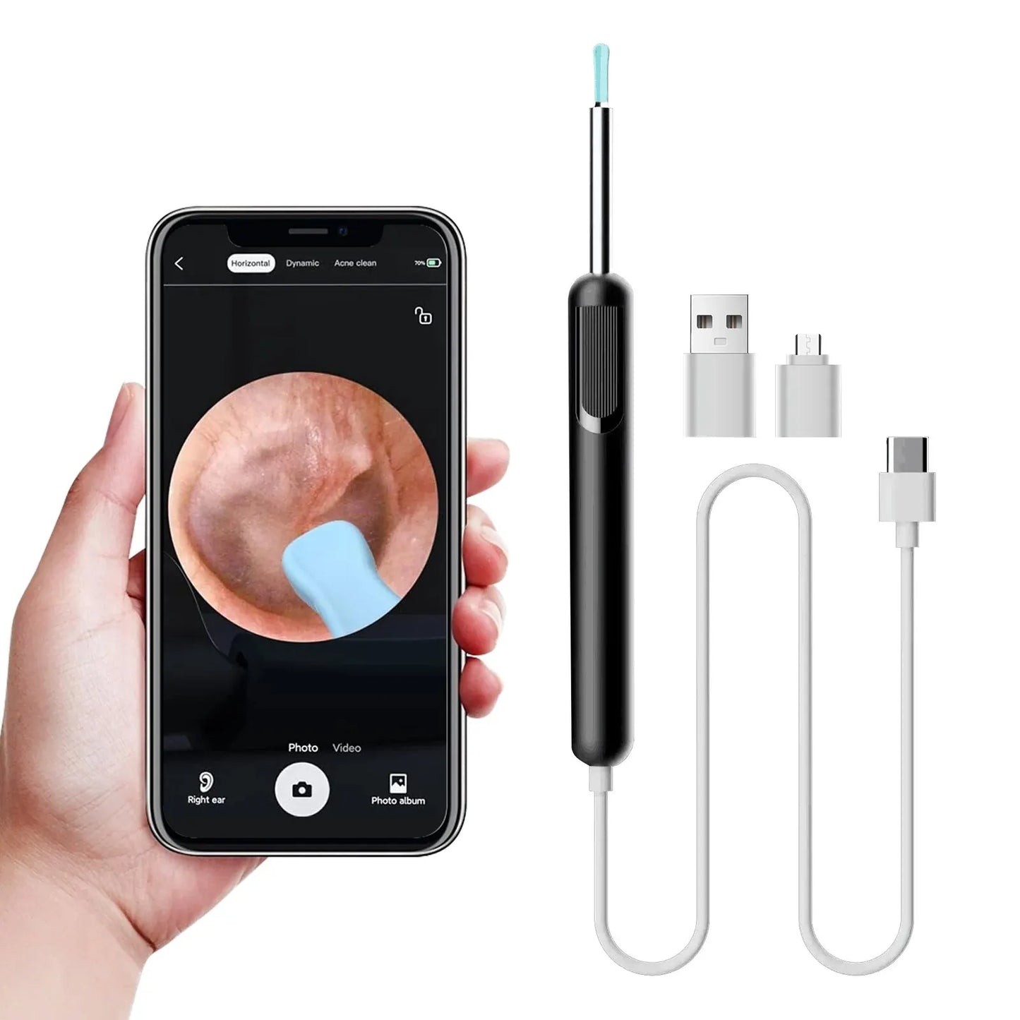 Ear Wax Removal Tool Smart Ear Cleaner Ear Camera Scope