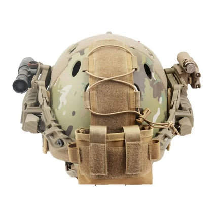 Tactical FAST Helmet Cover Pouch Removable MK2 Battery Case Helmet