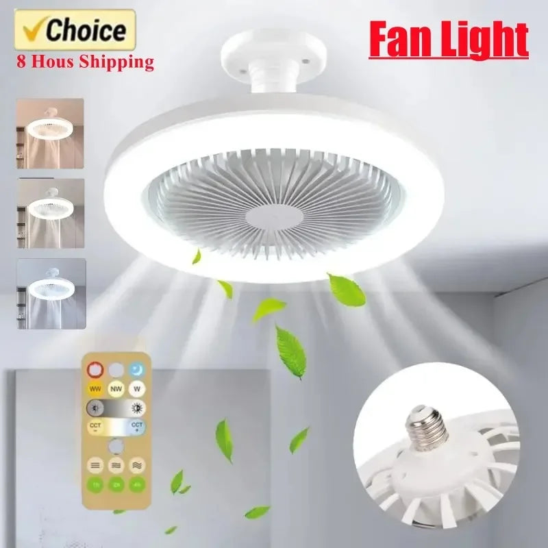 Smart 3-in-1 Ceiling Fan with Remote Control Lighting Lamp