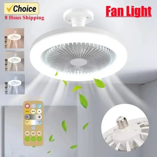 Smart 3-in-1 Ceiling Fan with Remote Control Lighting Lamp