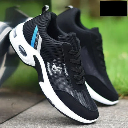 PU Leather Men Sneakers Breathable