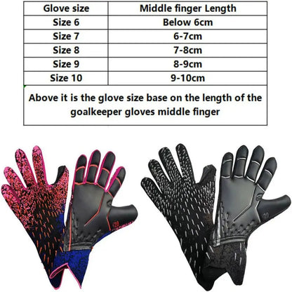 2023 Latex Goalkeeper Gloves Thickened Football