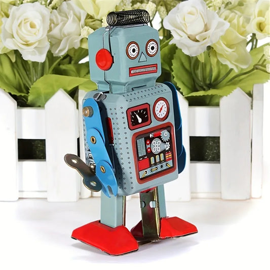 Wind Up Vintage Robot Toys,Retro Classic Wind Up Toys Robot Tin Toy