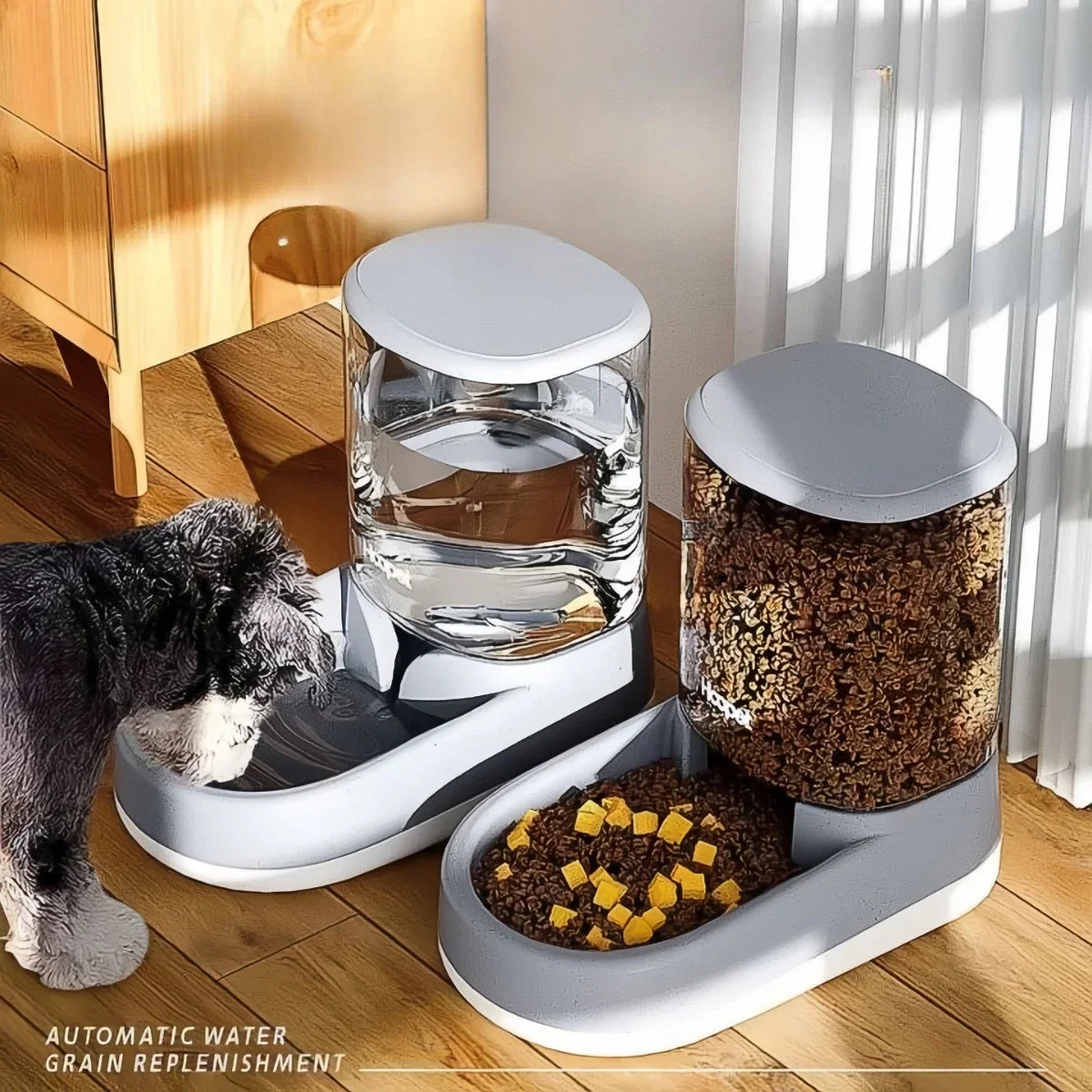 Pet Automatic Feeder Cat Food Bowl