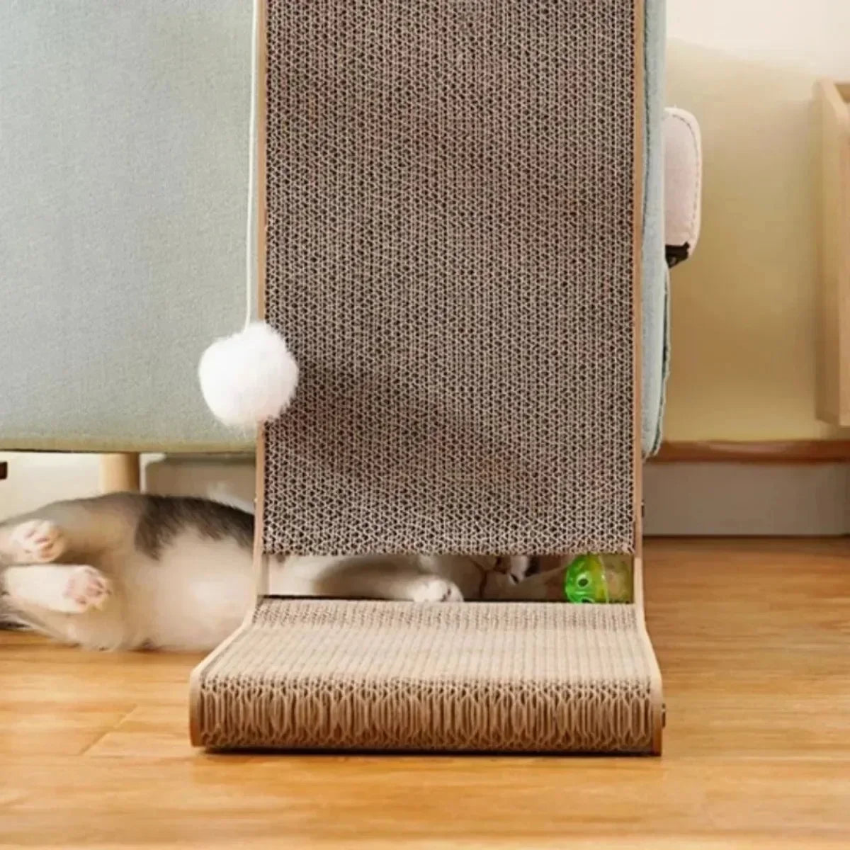 L-shaped Pet Cat Scratching Board Wear-resistant