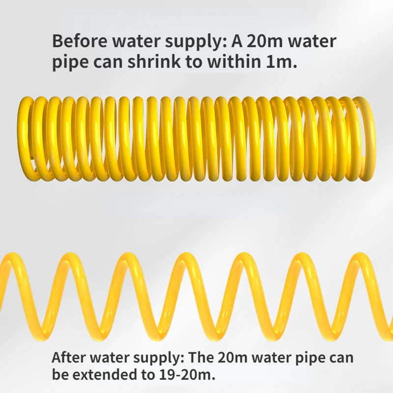 10-30 Meter Telescopic Water Pipe with High-pressure Nozzle