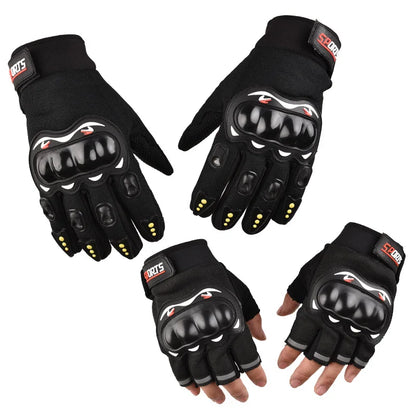 Motorcycle Gloves Men's Motorcycle Gloves Breathable Closed Finger Racing Gloves