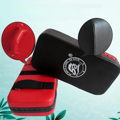 Muay Thai Foot Target Training Sport Fitness Boxing Equipment PU Leather Sanda Pads Boxing Pad Sand Bag Taekwondo Kicking Pads