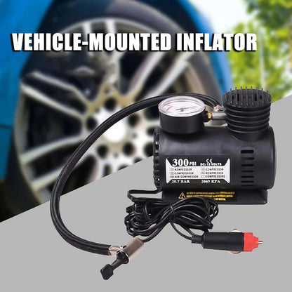 12V Car Electric Air Pump 300psi Air Compressor Tire