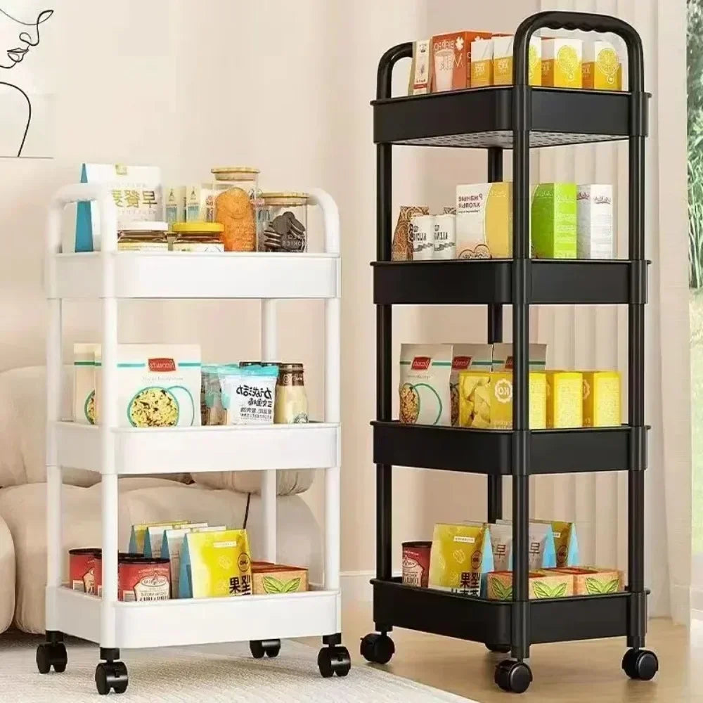 Multi-Layer Trolley Rack Kitchen Floor Bedroom