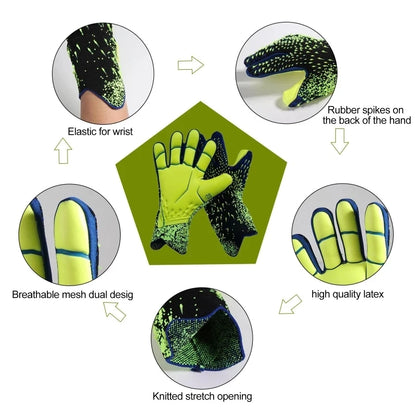 2023 Latex Goalkeeper Gloves Thickened Football