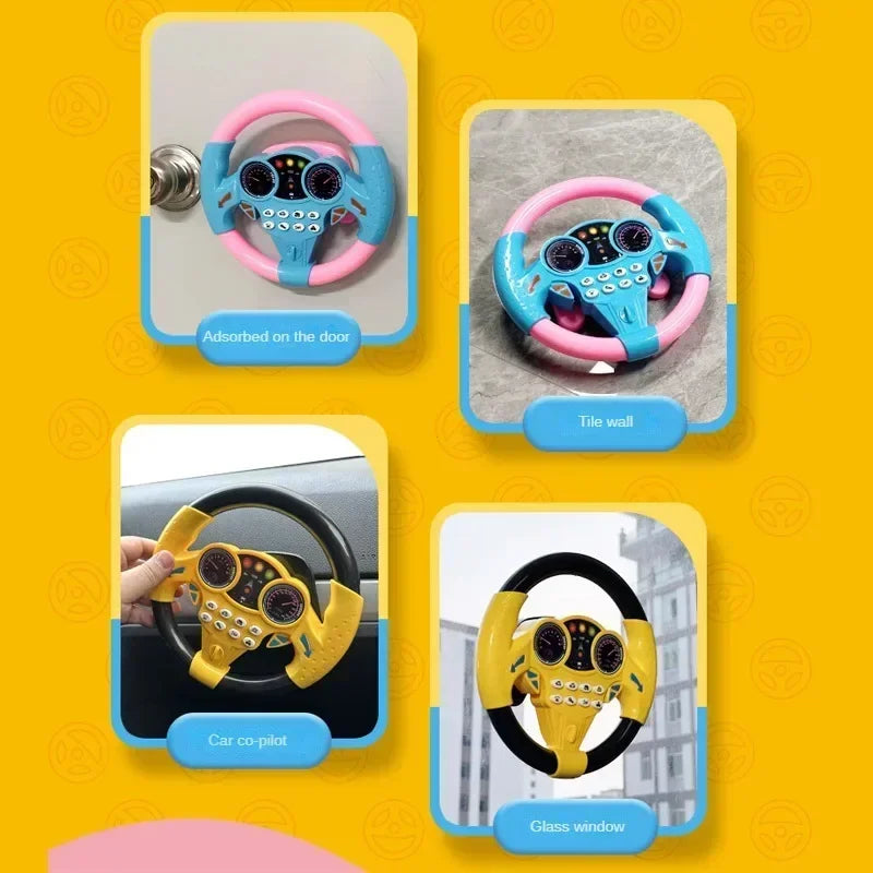 Infant Shining Simulation Steering Wheel Toys Children's Toy