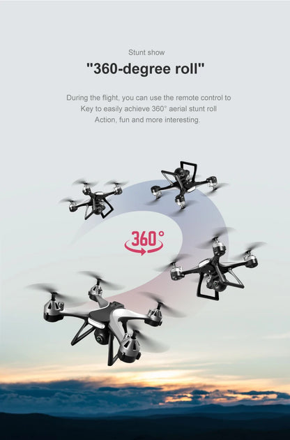 JC801 4k HD Dual Camera WiFi Fpv Aerial Photography Quadcopter