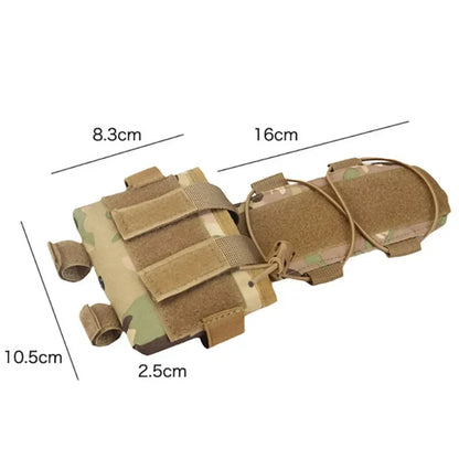 Tactical FAST Helmet Cover Pouch Removable MK2 Battery Case Helmet