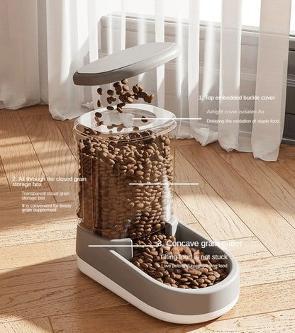 Pet Automatic Feeder Cat Food Bowl