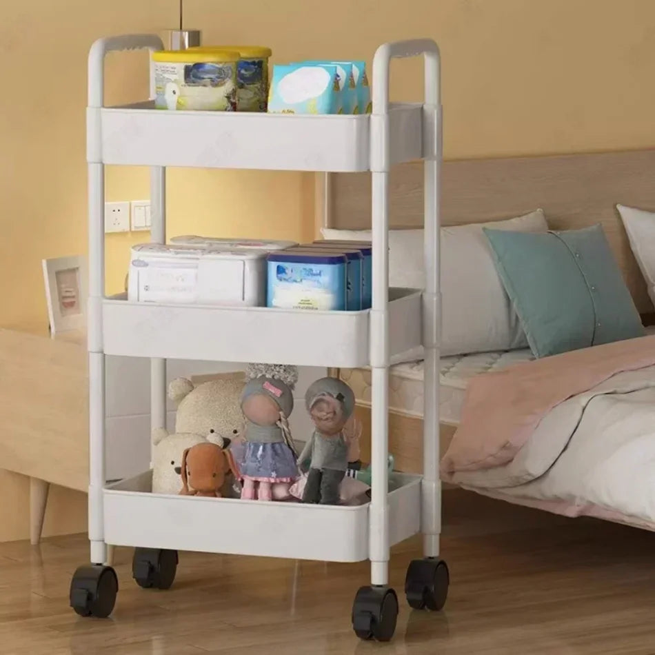 Household Multi-layer Small Cart Storage Rack Floor