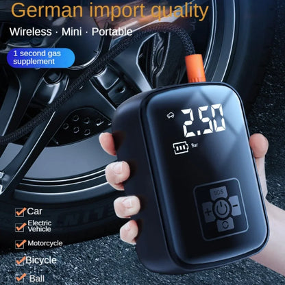 Portable Car Air Pump Wireless Intelligent Digital Display