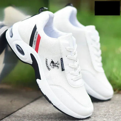 PU Leather Men Sneakers Breathable