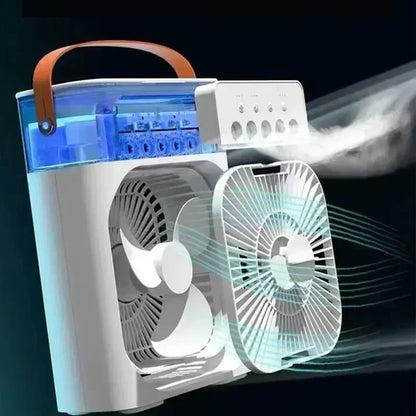 3 In 1 Fan AIr Conditioner Household Small Air Cooler LED Night