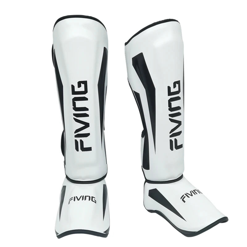 FIVING Adult Muay Thai Kick Boxing MMA Grappling Instep Shin Guard