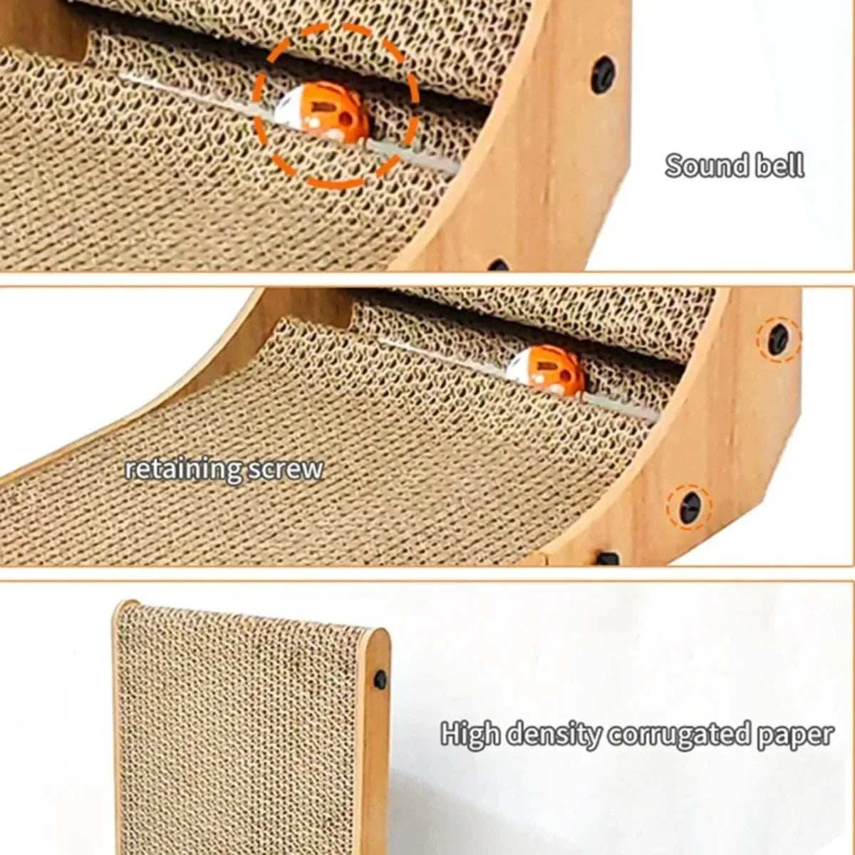 L-shaped Pet Cat Scratching Board Wear-resistant