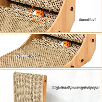 L-shaped Pet Cat Scratching Board Wear-resistant