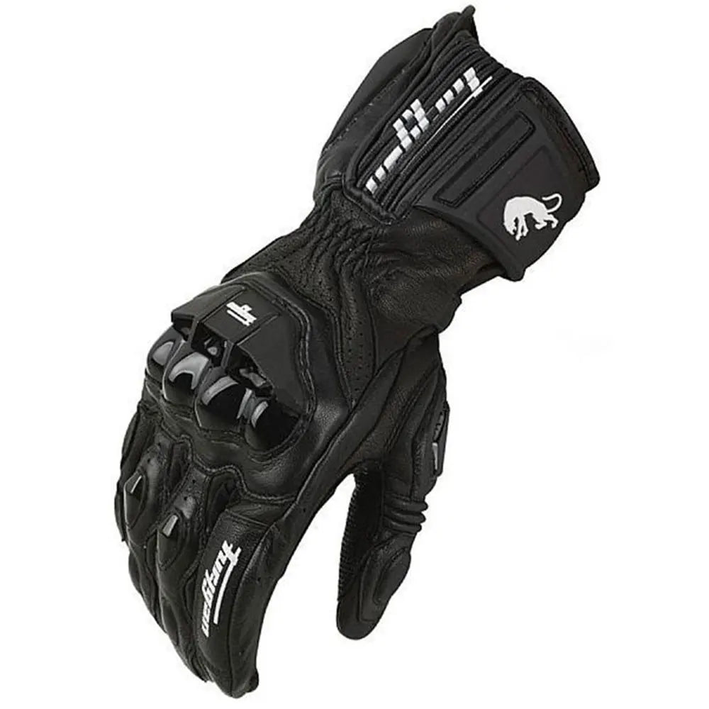 Leather Motorcycle Motocross Gloves Men's Windproof